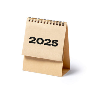 Calendario da Tavolo Lasow beige - personalizzabile con logo