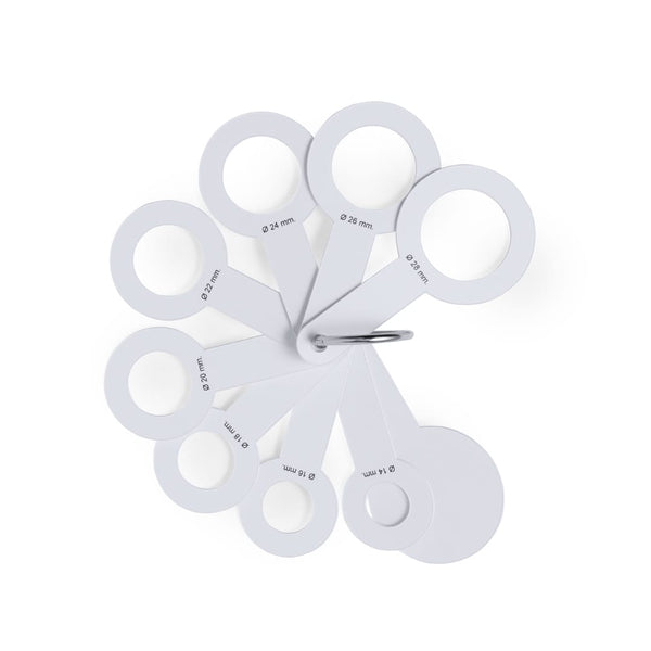 Calibro Iswud bianco - personalizzabile con logo