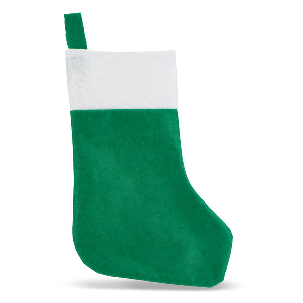 Calza di Natale in feltro 43 cm - personalizzabile con logo