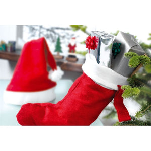 Calza di Natale Rosso - personalizzabile con logo