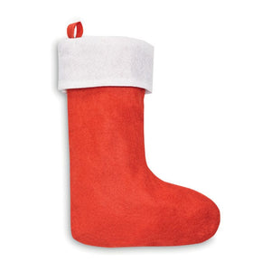 Calza di Natale Rosso - personalizzabile con logo