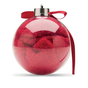 Calzino di Babbo Natale Rosso - personalizzabile con logo