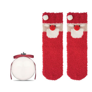 Calzino di Babbo Natale Rosso - personalizzabile con logo