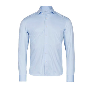 Camicia Active Stretch blu / S - personalizzabile con logo