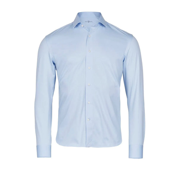 Camicia Active Stretch blu / S - personalizzabile con logo