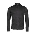 Camicia Active Stretch nero / S - personalizzabile con logo