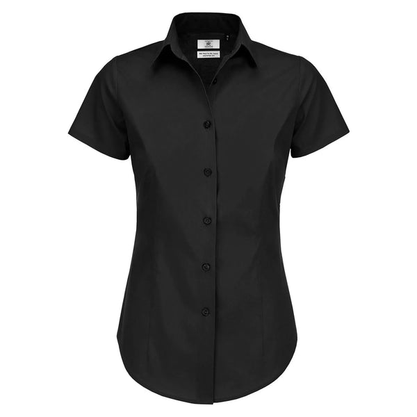 Camicia Black Tie Manica Corta Donna - personalizzabile con logo