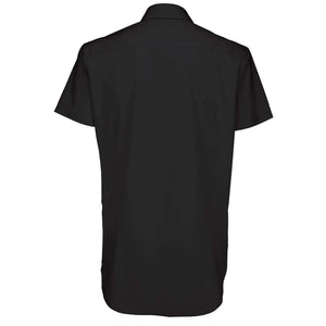 Camicia Black Tie Manica Corta Uomo - personalizzabile con logo