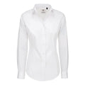 Camicia Black Tie Manica Lunga Donna bianco / XS - personalizzabile con logo