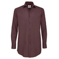Camicia Black Tie Manica Lunga Uomo rosso / S - personalizzabile con logo