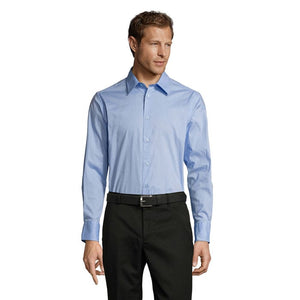 Camicia Brighton Uomo azzurro / S - personalizzabile con logo
