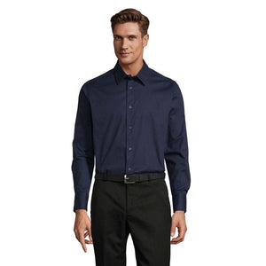 Camicia Brighton Uomo blu navy / S - personalizzabile con logo
