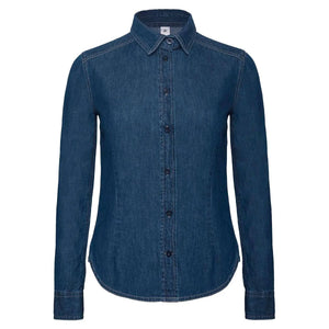 Camicia Dnm Vision Donna blu / XS - personalizzabile con logo