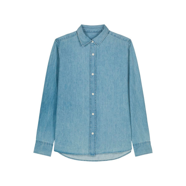 Camicia Donna In Jeans Stella Denim Shirt light wash / XS - personalizzabile con logo