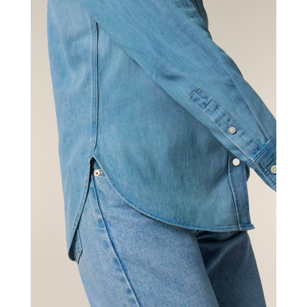 Camicia Donna In Jeans Stella Denim Shirt - personalizzabile con logo
