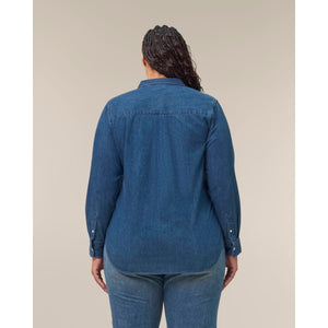 Camicia Donna In Jeans Stella Denim Shirt - personalizzabile con logo