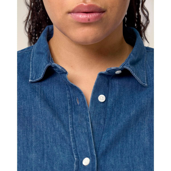 Camicia Donna In Jeans Stella Denim Shirt - personalizzabile con logo
