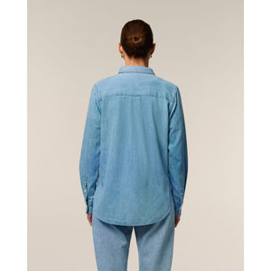 Camicia Donna In Jeans Stella Denim Shirt - personalizzabile con logo