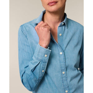 Camicia Donna In Jeans Stella Denim Shirt - personalizzabile con logo
