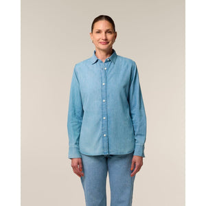 Camicia Donna In Jeans Stella Denim Shirt - personalizzabile con logo