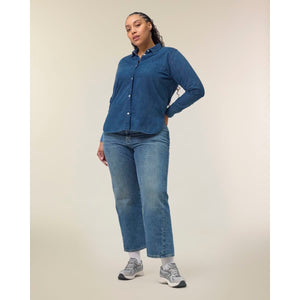 Camicia Donna In Jeans Stella Denim Shirt - personalizzabile con logo