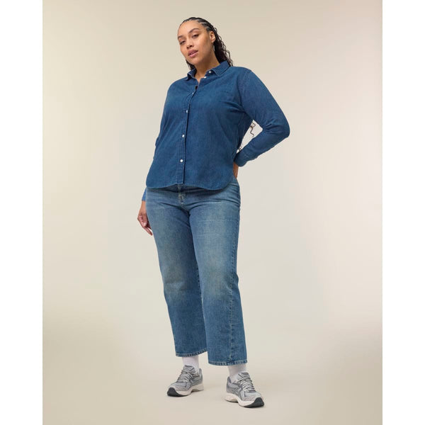 Camicia Donna In Jeans Stella Denim Shirt - personalizzabile con logo