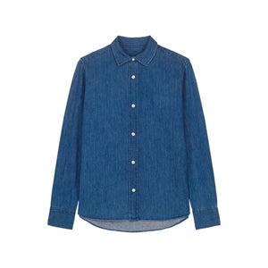 Camicia Donna In Jeans Stella Denim Shirt mid wash / XS - personalizzabile con logo