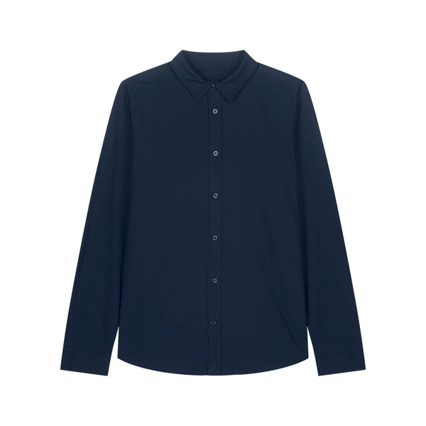 Camicia Donna In Popeline Relaxed Stella Styler Shirt blu navy / XS - personalizzabile con logo