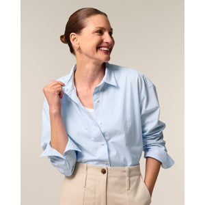 Camicia Donna In Popeline Relaxed Stella Styler Shirt - personalizzabile con logo