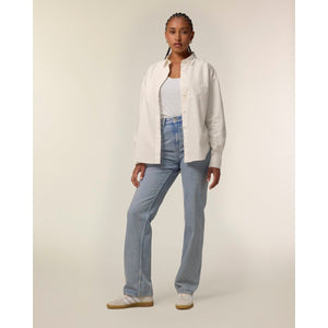 Camicia Donna In Popeline Relaxed Stella Styler Shirt - personalizzabile con logo