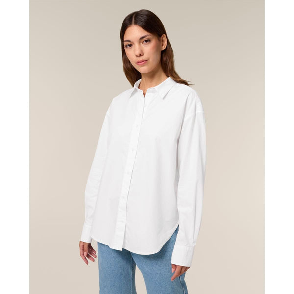 Camicia Donna In Popeline Relaxed Stella Styler Shirt - personalizzabile con logo