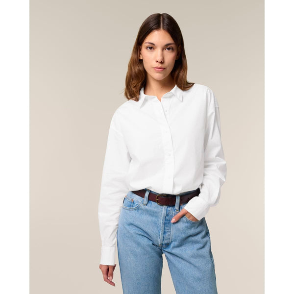 Camicia Donna In Popeline Relaxed Stella Styler Shirt - personalizzabile con logo