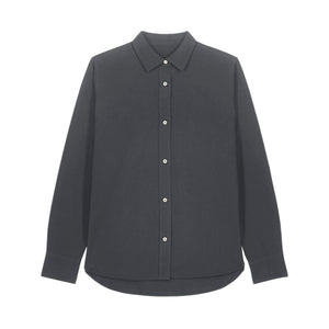 Camicia Donna Oxford Stella Oxford Shirt grigio scuro / XS - personalizzabile con logo
