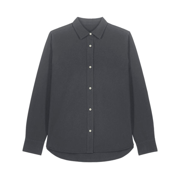 Camicia Donna Oxford Stella Oxford Shirt grigio scuro / XS - personalizzabile con logo