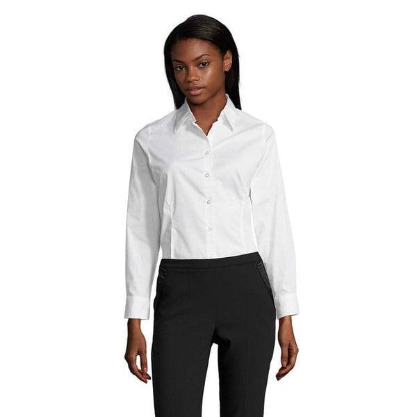 Camicia Eden  Donna 140G Bianco / XS - personalizzabile con logo