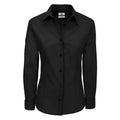 Camicia Heritage Manica Lunga Donna nero / XS - personalizzabile con logo