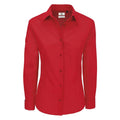 Camicia Heritage Manica Lunga Donna rosso / XS - personalizzabile con logo