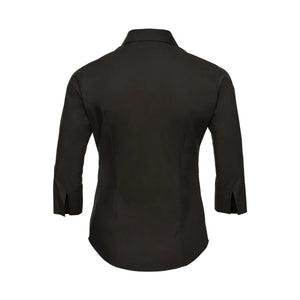 Camicia Ladies 3/4 Sleeve Easy Care Fitted - personalizzabile con logo