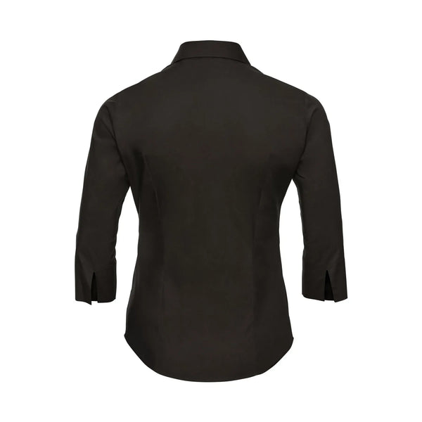 Camicia Ladies 3/4 Sleeve Easy Care Fitted - personalizzabile con logo