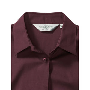 Camicia Ladies 3/4 Sleeve Easy Care Fitted - personalizzabile con logo