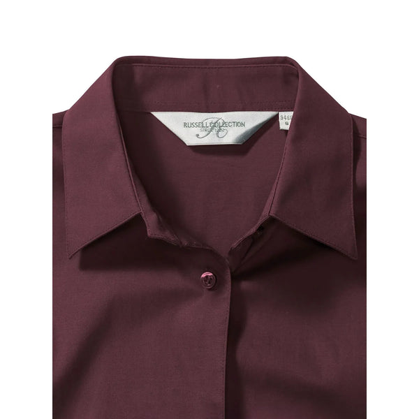 Camicia Ladies 3/4 Sleeve Easy Care Fitted - personalizzabile con logo
