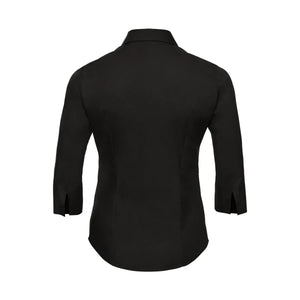 Camicia Ladies 3/4 Sleeve Easy Care Fitted - personalizzabile con logo
