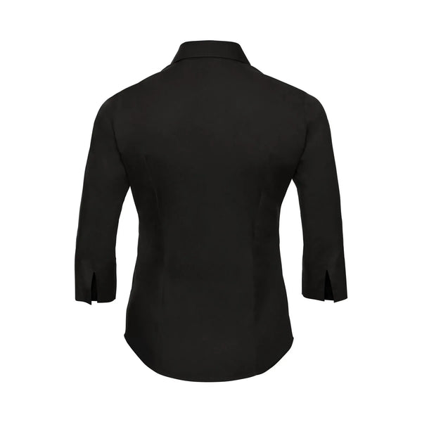 Camicia Ladies 3/4 Sleeve Easy Care Fitted - personalizzabile con logo