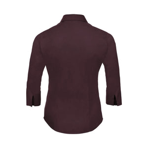 Camicia Ladies 3/4 Sleeve Easy Care Fitted - personalizzabile con logo