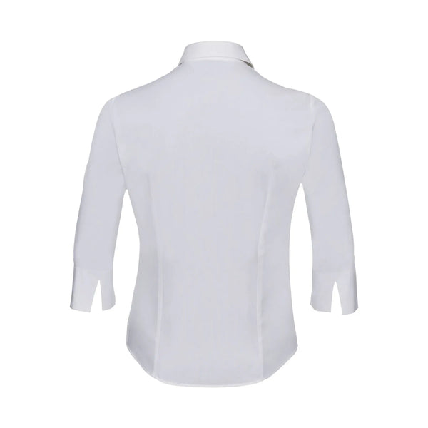 Camicia Ladies 3/4 Sleeve Easy Care Fitted - personalizzabile con logo