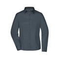 Camicia Ladies Business  Longsleeve grigio / XS - personalizzabile con logo