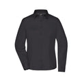 Camicia Ladies Business  Longsleeve nero / XS - personalizzabile con logo