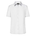 Camicia Ladies Business  Shortsleeve bianco / XS - personalizzabile con logo
