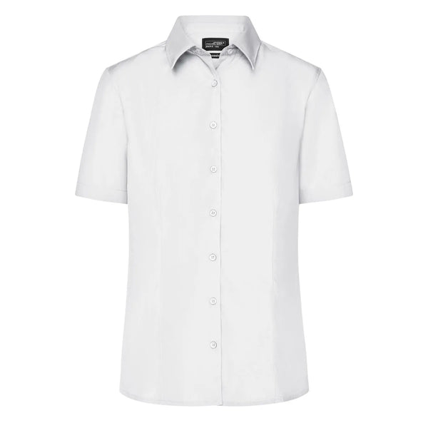 Camicia Ladies Business  Shortsleeve bianco / XS - personalizzabile con logo