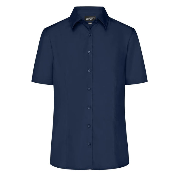 Camicia Ladies Business  Shortsleeve blu / XS - personalizzabile con logo